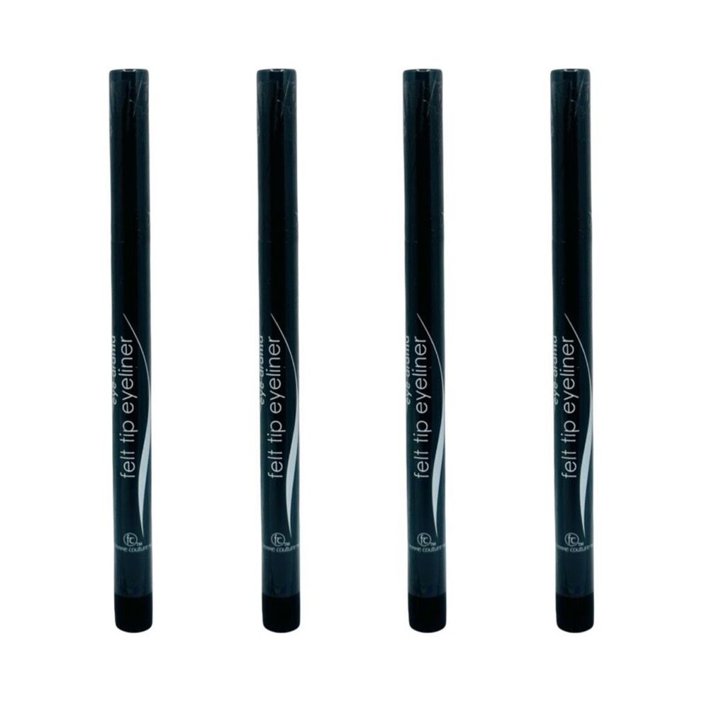 Femme Couture Eye Drama Felt Tip Eyeliner - Intense Black - 4 Pack - 1 ml x 4